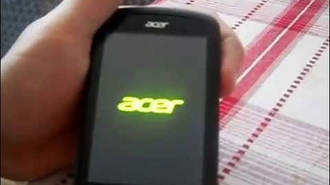 Acer Z2 Liquid hard reset