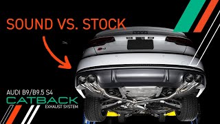 Ie Catback Exhaust For Audi B9 S4 Sound Comparison Vs. Stock