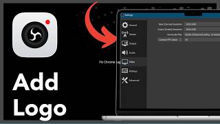 How to add a logo in obs
