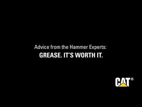 Cat® Hammers | Greasing Keeps Your Hammer Healthy