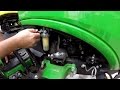 Johnny's Essential Oils - Deere 1025R Replace Primary Fuel Filter