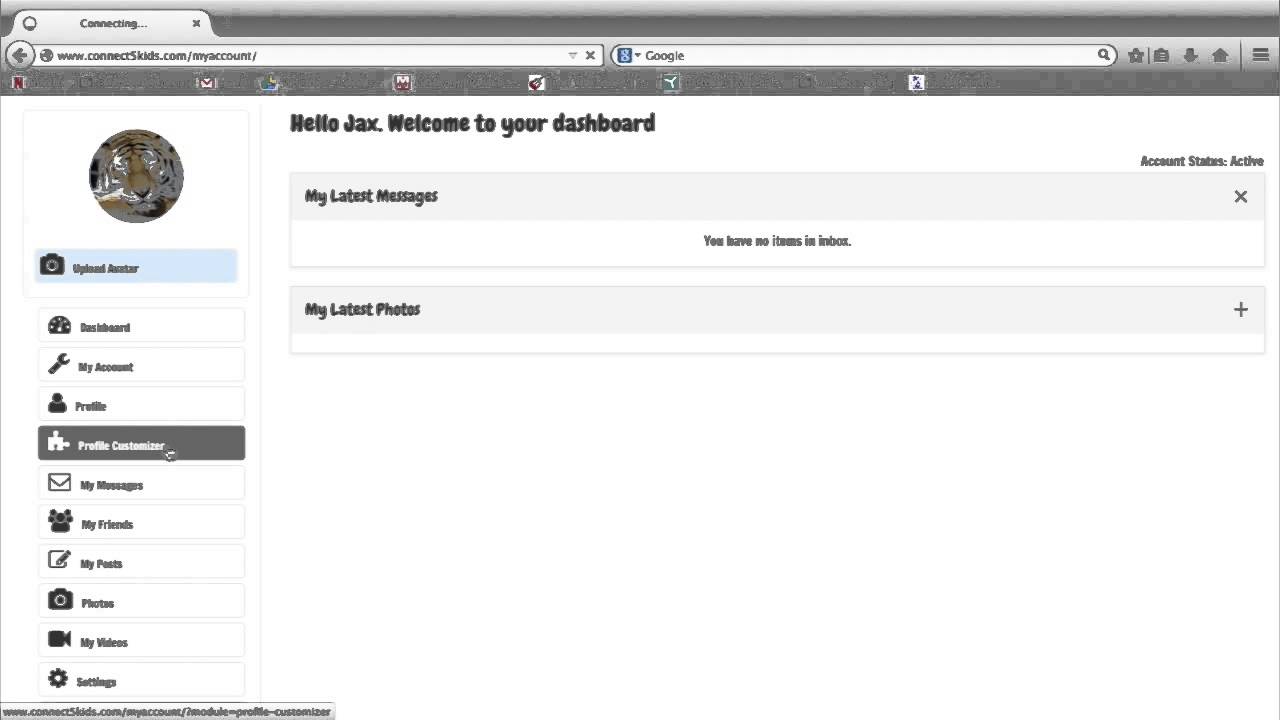 Profile Customizer - YouTube