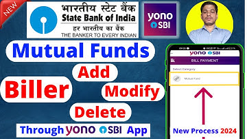 Mutual Fund Biller Add Using Yono SBI App | How to Add Mutual Fund Biller in Yono SBI