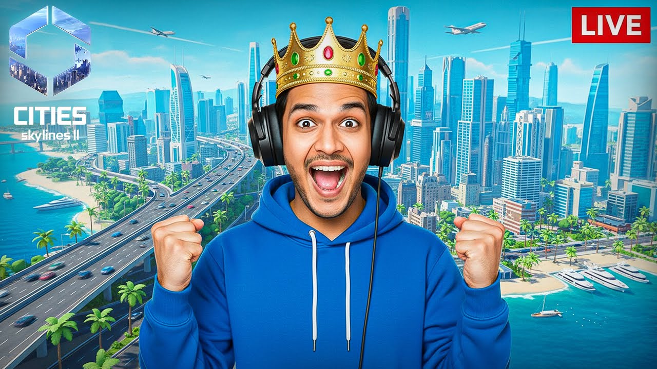 Building My First City LIVE | Cities: Skylines II Gameplay - YouTube