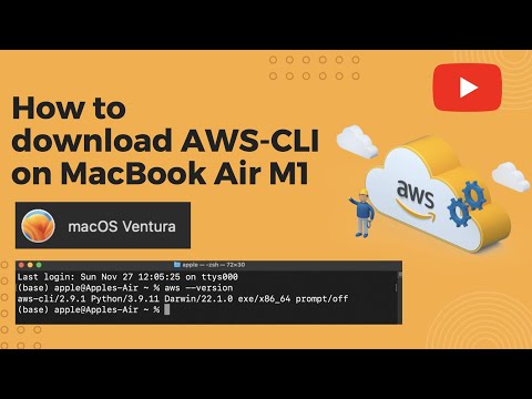 How to download AWS-CLI on MacBook M1/M2 | macOS Ventura | 2022