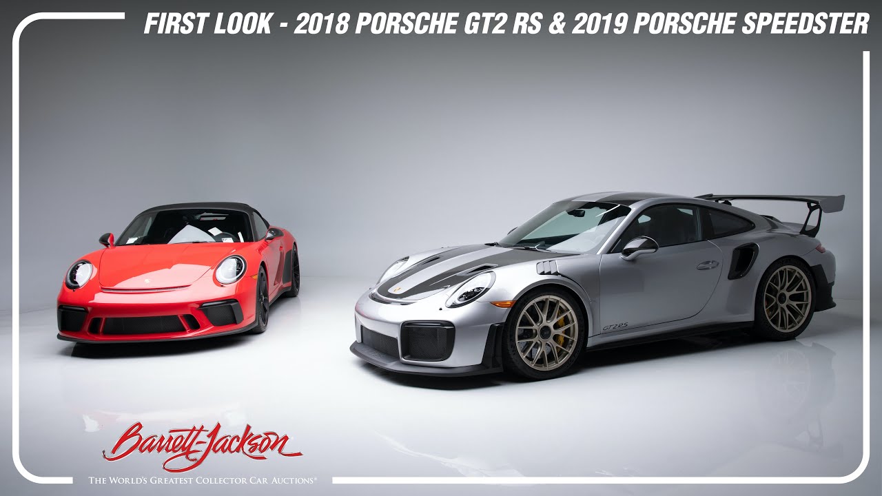 PUSH レッド シルバー FIRST LOOK - 2019 Porsche 911 Speedster and 2018 Porsche 911 GT2