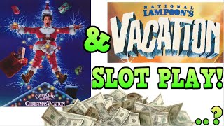NATIONAL LAMPOONS CHRISTMAS VACATION SLOT MACHINE PLAY PLUS MORE!