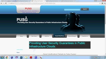 Providing User Security Guarantees in Public Infrastructure Clouds