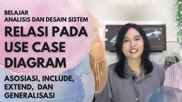 Relasi dalam Use Case Diagram | Analisis dan Desain Sistem