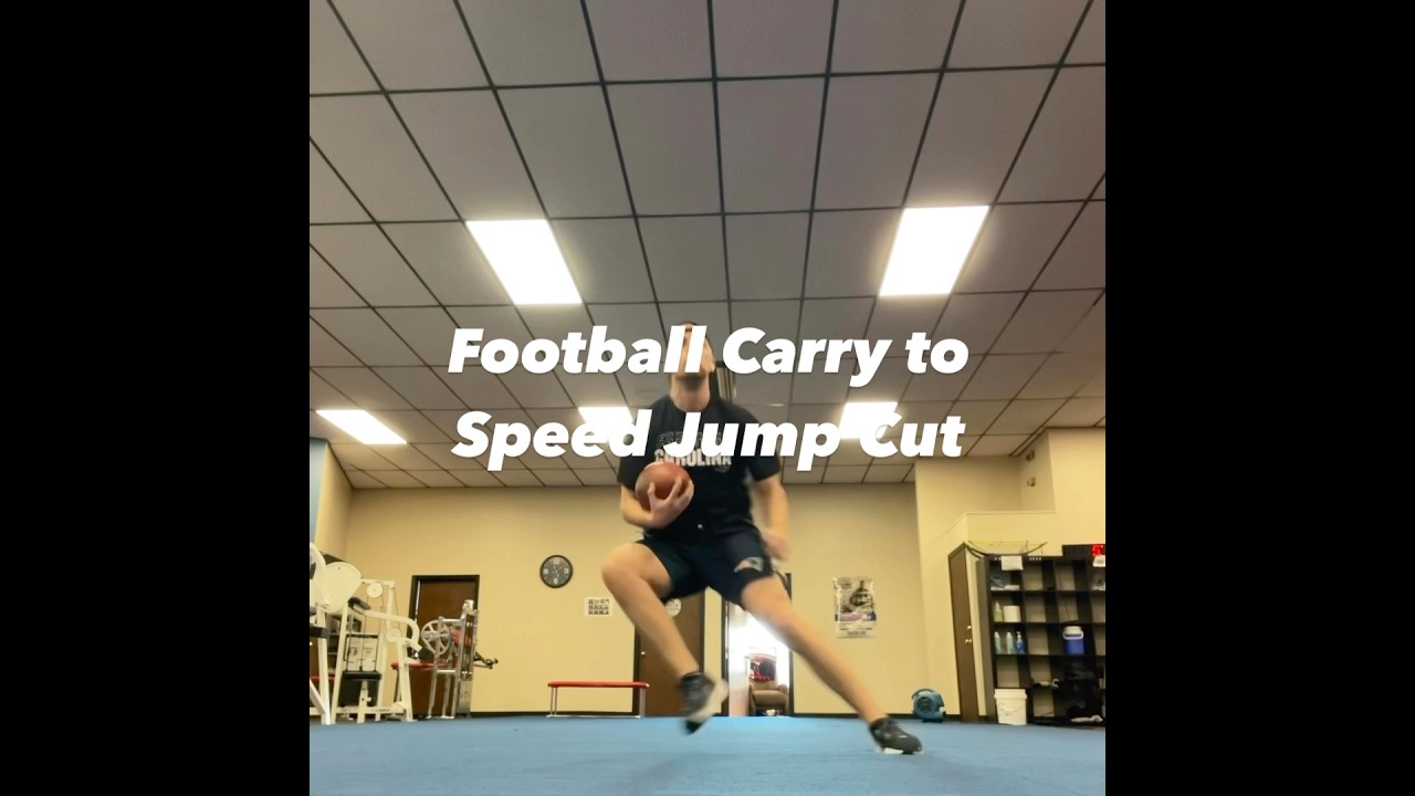 Football Carry to Speed Jump Cut 