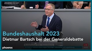 Dietmar Bartsch bei der Generaldebatte zum Bundeshaushalt 2023 am 23.11.22