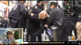 xQc Gets Arrested in Times Square