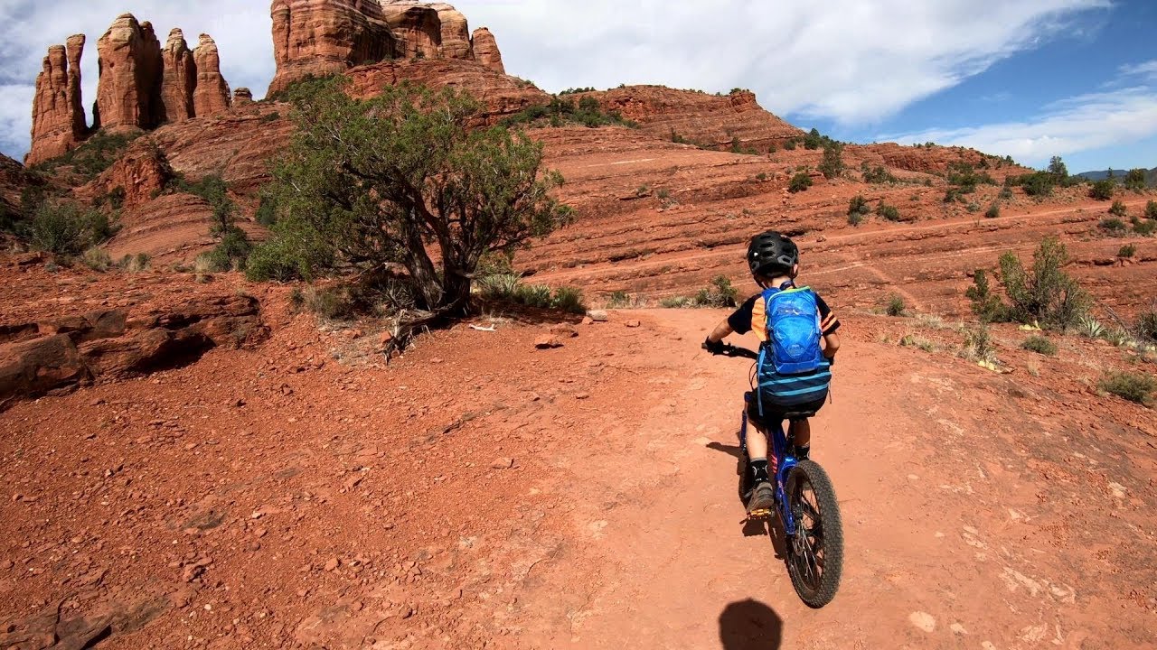 7yr Old Riding Slim Shady in Sedona 4K
