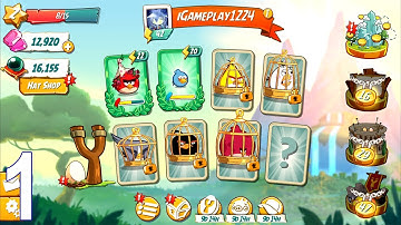 Angry Birds 2 Gameplay - Walkthrough (iOS, Android) FEATHERY HILLS LEVEL 7-14 PART 1