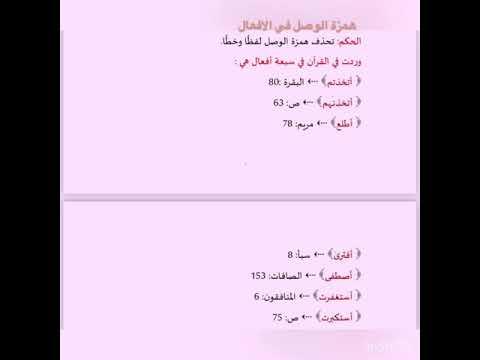 متى تحذف همزة الوصل لفظ ا وخط ا