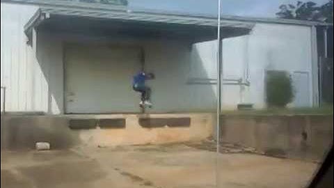 Ollie off loading dock