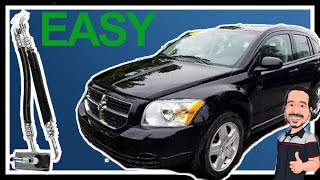 How To Replace CVT Transmission Cooler Lines  (Dodge Caliber) #cvt #dodge  dodge caliber 2007 07 Dodge Caliber Transmission
