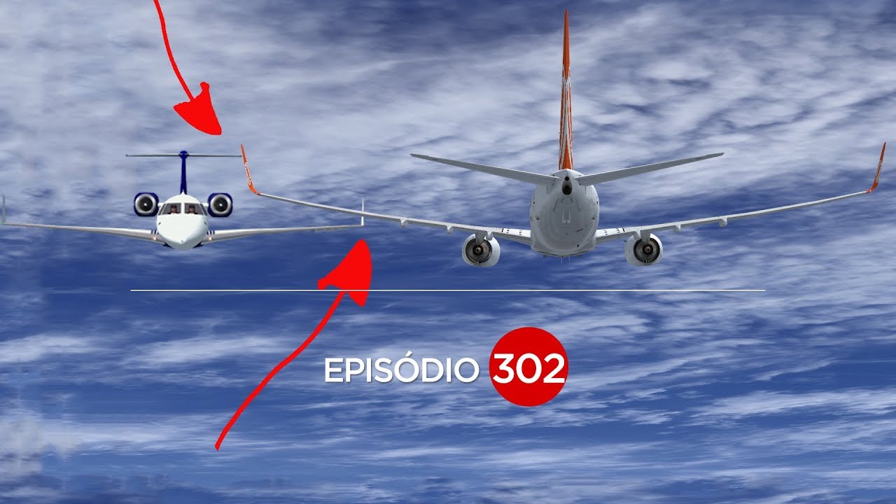 Voo 1907 – O Legacy se CHOCOU com avião da GOL EP. 302