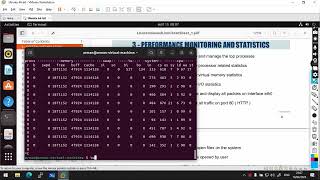 LINUX COMMAND LINE CHEAT SHEET-PERFORMANCE MONITORING AND STATISTICS