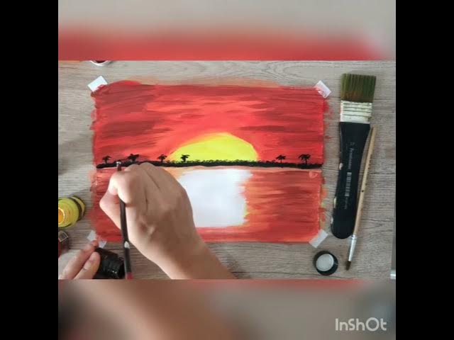 Sunset Acrylic Painting #3