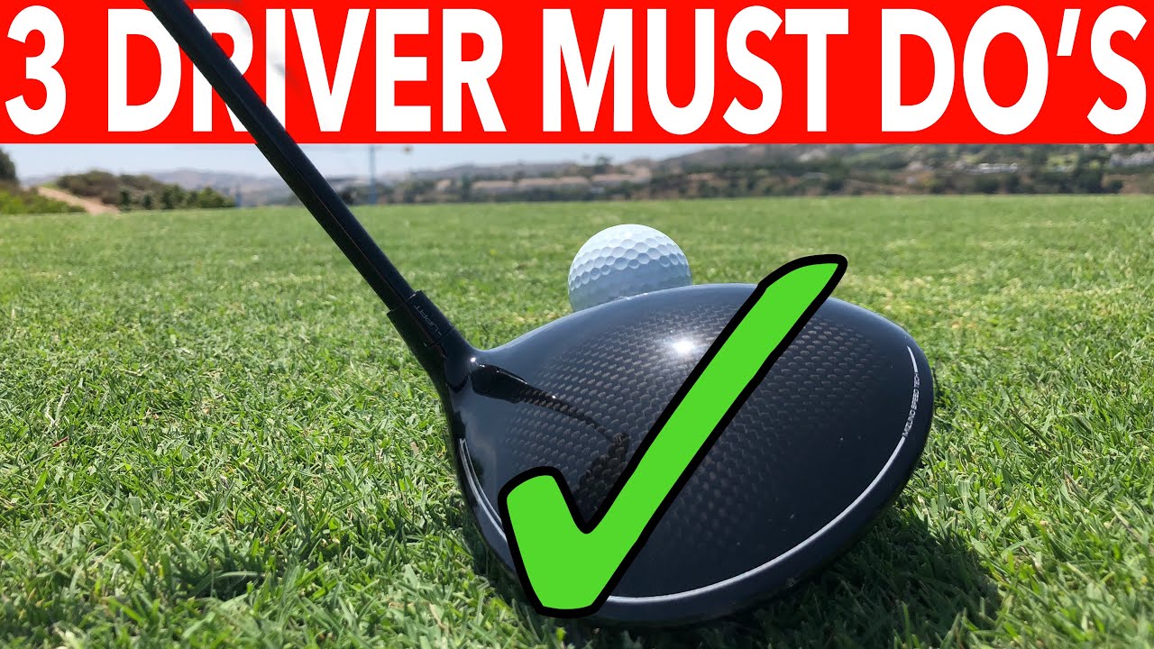 3 MUST DO'S FOR BETTER DRIVES - SIMPLE GOLF TIPS - YouTube
