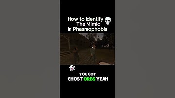How to identify THE MIMIC in PHASMOPHOBIA #shorts