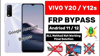 Vivo Y20 Frp Bypass 2024 || Reset Google Account Lock Android 11 / 12 | Without PC | Vivo Frp Bypass