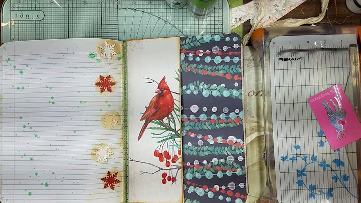 Adding a Little Extra to The Gift Wrap Notebook be...