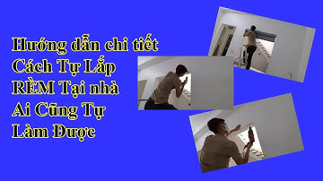 Hướng Dẫn Lắp Rèm Cầu Vồng Tại Nhà || Ai Cũng Làm Được