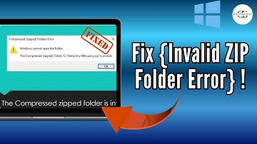 Fix “The Compressed (Zipped) Folder Is Invalid” Error (2025 Quick Fix)