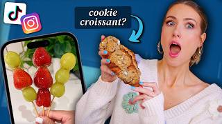 I tried VIRAL DESSERT RECIPES on TIKTOK &amp; INSTAGRAM - what&#39;s ACTUALLY worth making?