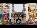 Charminar Vlog | Charminar Shopping | Low cost street Shopping in Hyderabad | Street Shopping