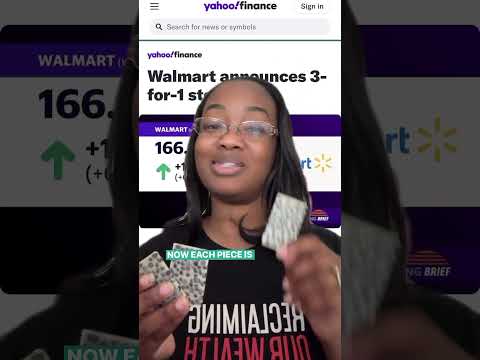 Stock Split Explained in Under A MINUTE | Walmart (WMT)