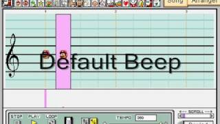 Windows XP Sounds in Mario Paint Composer v2 screenshot 5
