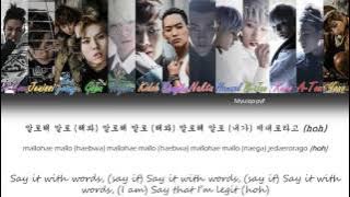 TOPPDOGG (탑독) - Follow Me/ Say It (말로해) [Lyrics Han/Rom/Eng Color Coded]