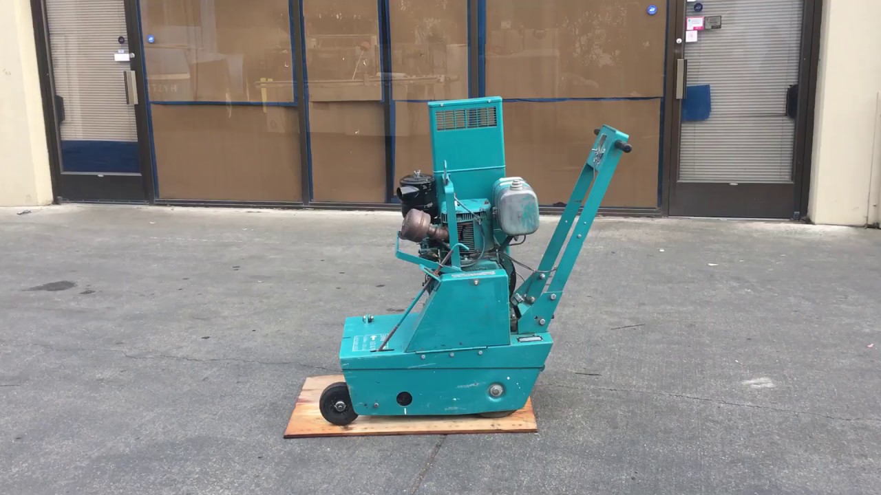 Tennant 6” Concrete Scarifier Grinder Gasoline Engine Powered TLR3978