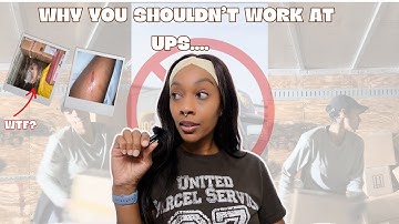 I FINALLY QUIT! THE SHOCKING TRUTH ABOUT BEING A UPS PACKAGE HANDLER! THE WORST JOB EVER.
