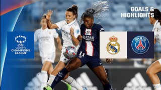 HONOURS EVEN | Real Madrid vs. PSG Highlights (UEFA Women’s Champions League 2022-23)