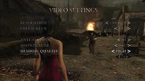 RE 4 I How to make Pause Menu transparent