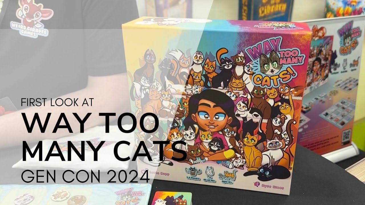 First Look at Way Too Many Cats - GenCon 2024