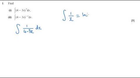 C3 June 2013 q1ii - A2 Maths - Integrating functions in the form f(ax+b)