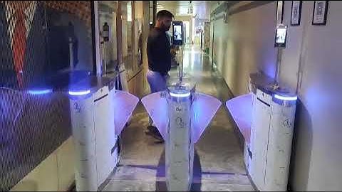 Flap barrier gates with Face attendance machine | The eSSL Flap Barrier: Enhancing Your Security