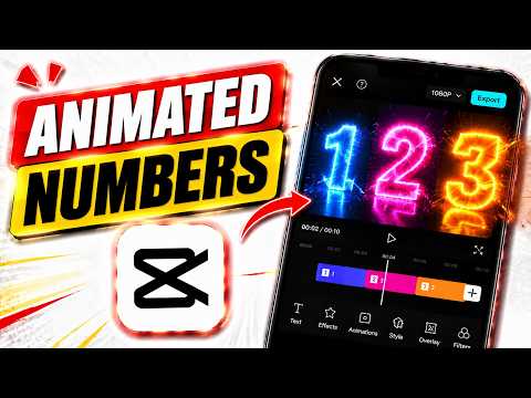 How to Create Animated Counting Numbers in CapCut mobile