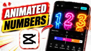 How to Create Animated Counting Numbers in CapCut mobile