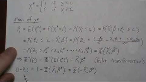 Generalized Linear Models: Probit Regression (part 1)
