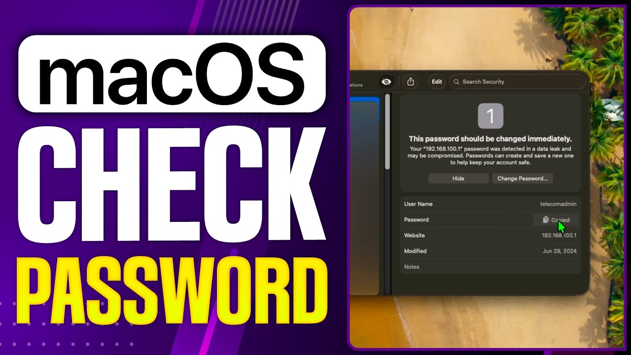 How To Check Password on MacBook (2026 Updated Tutorial) - YouTube