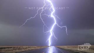 04-22-2022 Garden City KS - Incredible Lightning and Large Hail