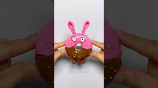 토끼+도너츠 만들기🐰+🍩Bunny Donuts Squishy Diy With Nano Tape! #실리콘 테이프