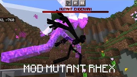 Minecraft mod Mutant Rhex addon/MCPE #minecraft #minecraftvideos
