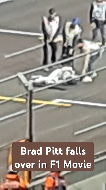 Goofy-ahh scene in the new F1 Movie -- #F1 #VegasGP #BradPitt #Netflix